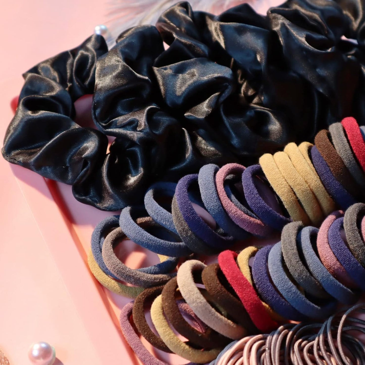 755-Piece Seamless Hair Accessories Set for Thick, Curly Hair by YANRONG